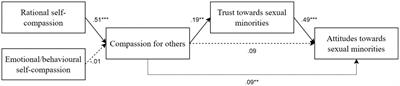 Intergroup trust as a mediator between compassion and positive attitudes toward sexual minorities